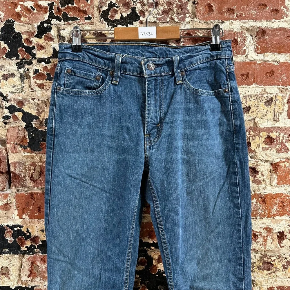 Levi's 514 Slim Straight Blue Jeans Mens Size 30x32 Levis